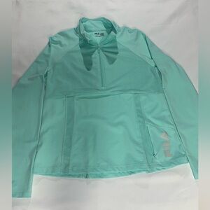 FILA Mint Green Pullover size XL pre owned good condition.